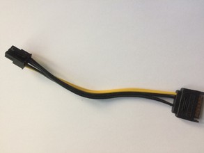 Кабель питания видеокарты 6pin — Sata